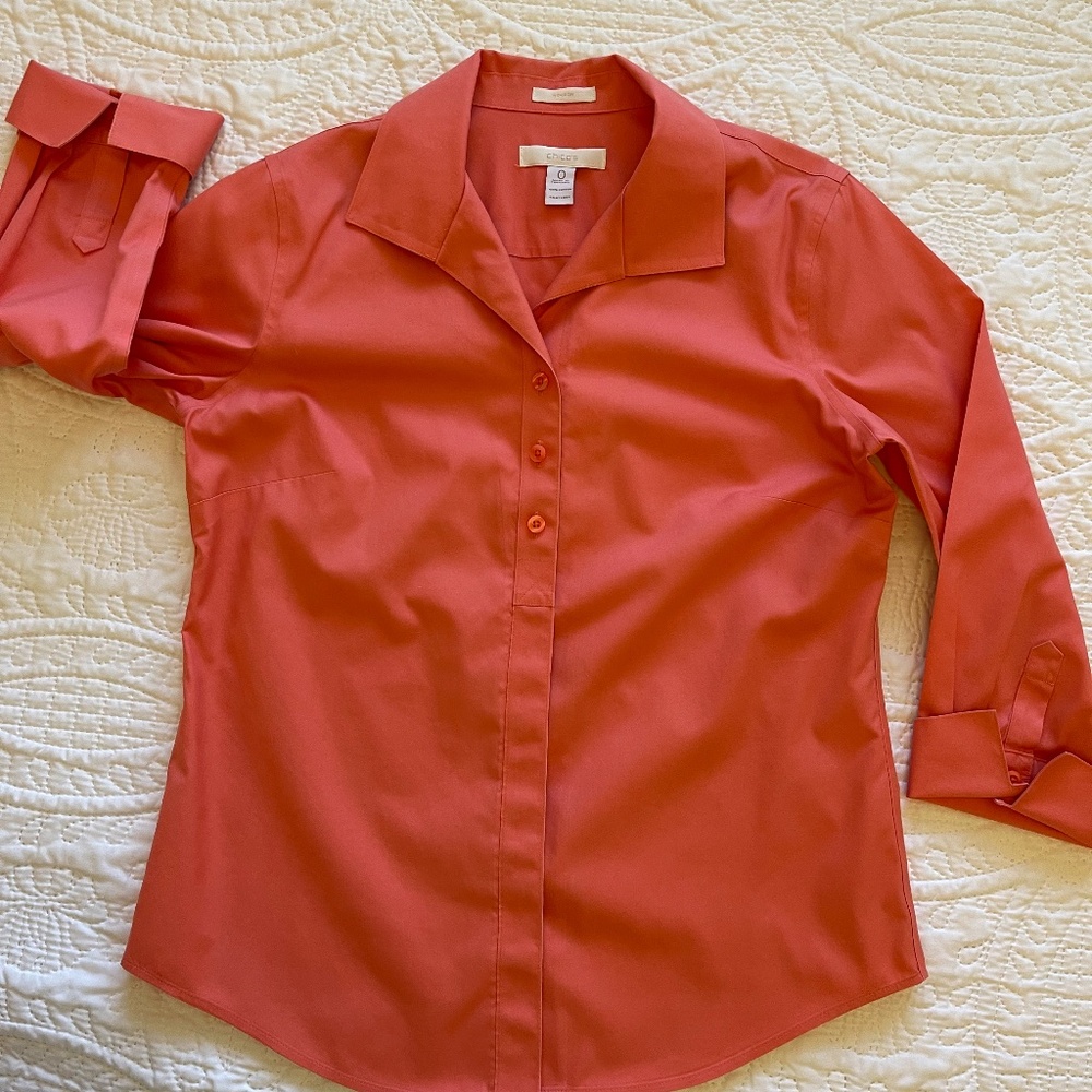 Chico’s No Iron  Blouse Excellent